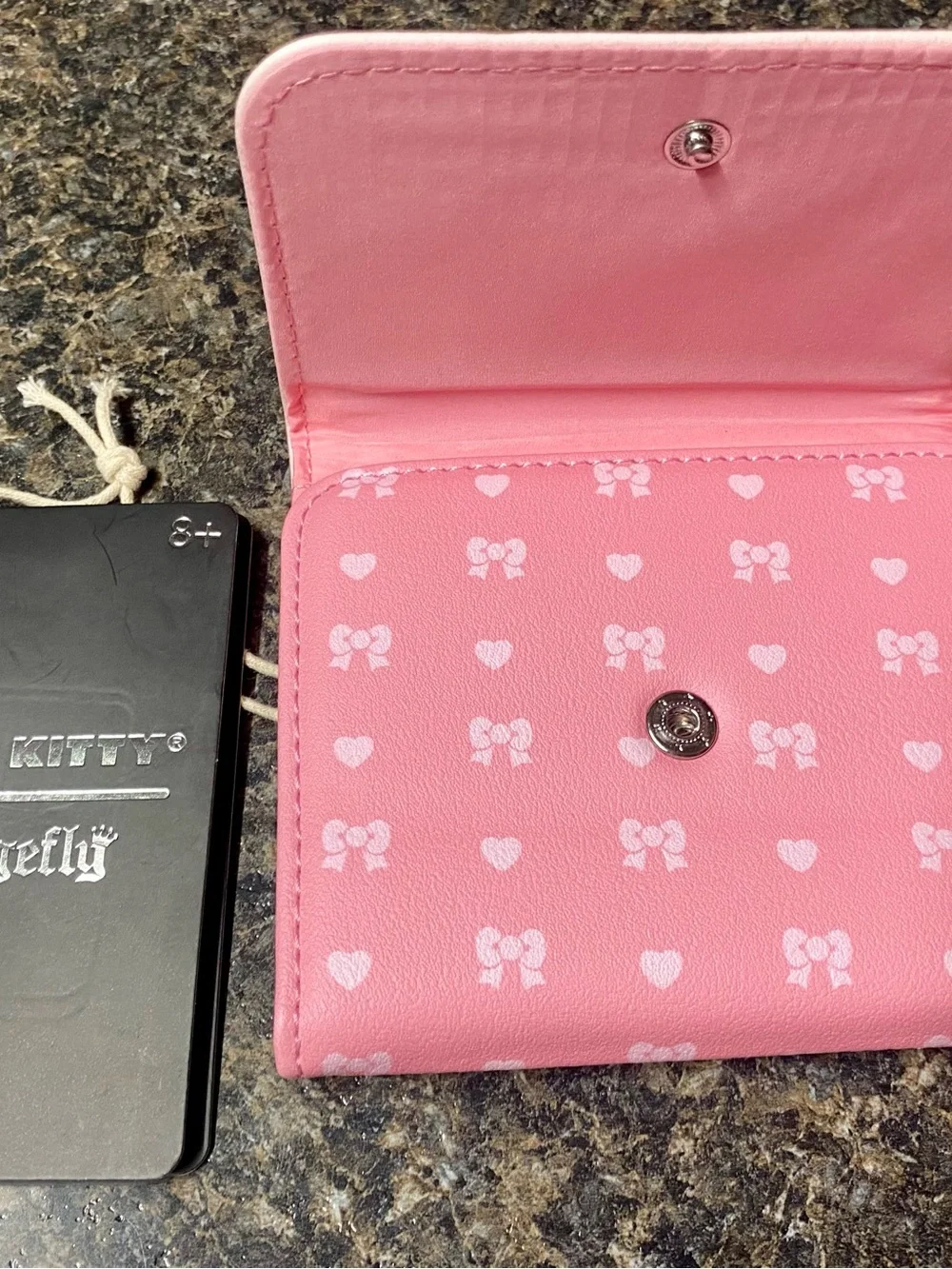 Loungefly Hello Kitty Pink, Yellow and Red Cartoon Wallet